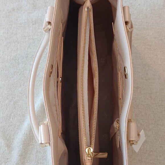 Tory Burch Robinson Large Dark Sahara Tote NWT - Picture 3 of 10